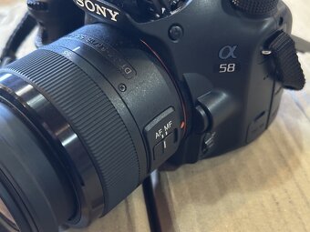 Digitálna zrkadlovka Sony A58 + objektív 18-55 + príslušens - 5