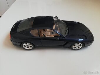 1:18 FERRARI 456 GT Bburago modra - 5