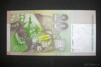 predam 20 sk korun Slovenskych 1993 1997 1999 2000 2001 2004 - 5