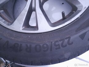 Hlinikový disk 1 ks Ford kuga r 18 obuta 225x60 - 5