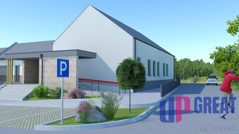 Areál v centre obce Jelka – 5287 m² - 5