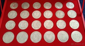 Kazeta 24 strieborných mincí Slovenský štát - 5