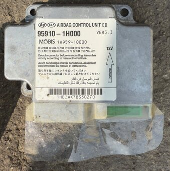 Kia Ceed A lift 2010-2012 airbagova sada, palubovka - 5