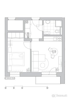 1 IZBOVÝ BYT S BALKÓNOM NOVOSTAVBA DLHÁ N/VÁHOM ŠAĽA - 5
