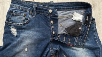 Pánske štýlové džínsy DSQARED2 -veľkosť 48 - 32/32 - 5