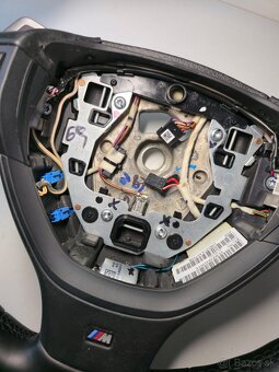 Bmw kožený volant f10 f11 f12 f13 f01 f06 - 5