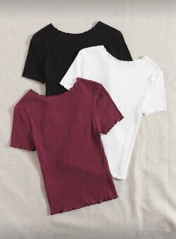 3 tričká 134/140- nové - 5