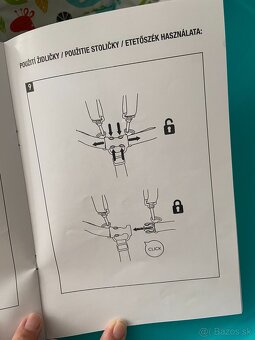 Jedálenská detská stolička Petite a Mars - 5