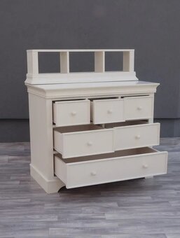 Komoda – prebaľovací pult + polička. - 5