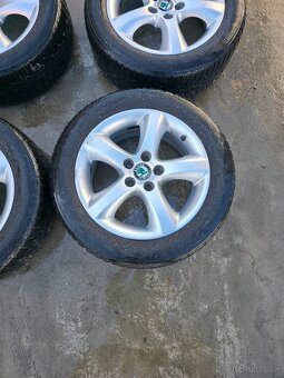 Originál disky Škoda Fabia 195/55 R15 - 5