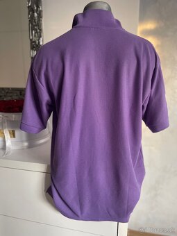 Ralph Lauren pánska fialková polokošela - 5