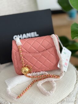 CHANEL kabelka ruzova NOVA - 5