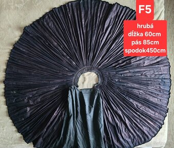 Stary kroj FARBIARSKE SUKNE indigo - 5