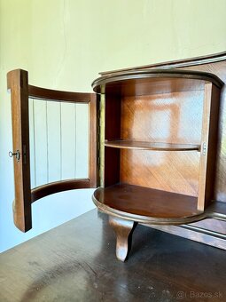 Retro sekretár z masívneho dreva – zachovalý stav - 5