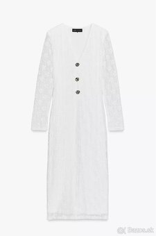 Háčkované midi šaty - 5