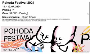 POHODA festival 2024 - rodinný baliček vstupenek - 5