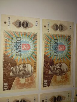 BANKOVKY 10 KČS 1986, VČETNĚ VZÁCNĚJŠÍCH VYŠŠÍCH SÉRIÍ - 5