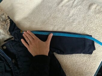 Zimná teplá bunda vetrovka parka 92 Next - 5