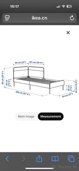 Ikea postel 90x200 - 5