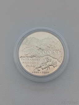Strieborné 500 Sk mince - 5