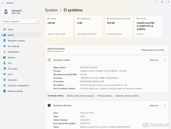 🚀 HERNÉ PC INTEL i5-9400F, 16GB RAM, RX 5600XT, SSD 🚀 - 5