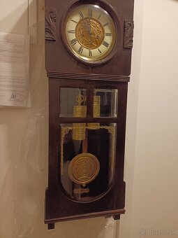 Gustav Becker nástěnné hodiny starožitný - 5