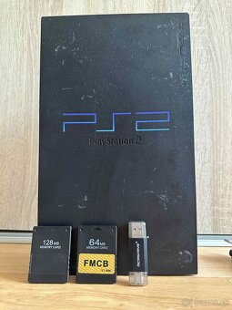 Playstation 2 FAT + 6 ovládačov + príslušenstvo - 5