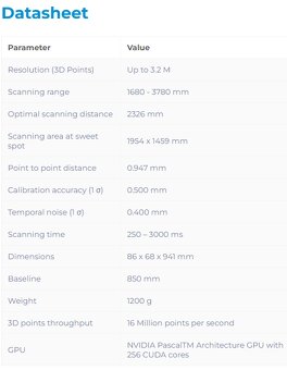 Photoneo Phoxi 3D scanner XL - 5