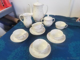 Starožitna porcelánová sada, čajový set - 5
