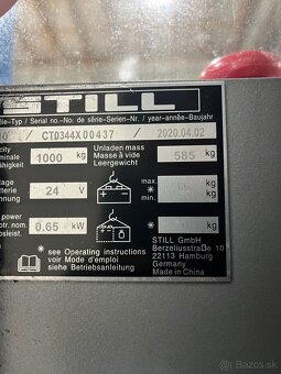 Paletovy vozík Still - 5