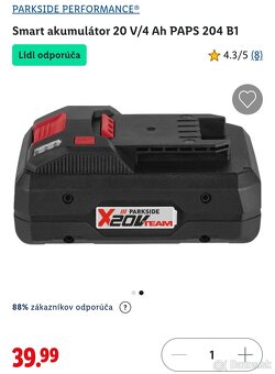 NOVÁ Parkside Powerbanka 20000mAh Vodeodolná Fan edition - 5