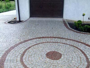 žulové kocky, dlažba z kameňa, mačacie hlavy - 5