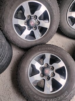 4ks alu disky orig. Fiat 6x139,7 + pneu - 5