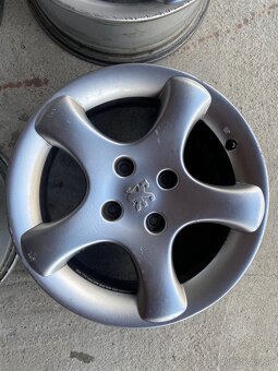 Peugeot hliníkové disky 4x108 R15 - 5