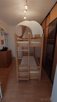 Poschodová posteľ Domestav z masívu - 5