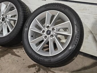 Zimná Sada Borbet 5x112+Bridgestone 215/55 R17 - 5