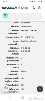 Predám hliníkové disky s gumami - 5