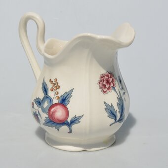 Wedgwood Elegantná sada - podnos + džbánik - Pivonky - 5