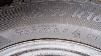 16"5x112 ET 40....205/55 R16 Škoda, VW, Audi,Seat, zimná s - 5