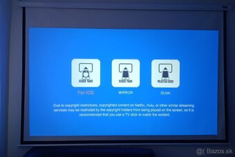 Wifi LED projektor, 4K podpora - 5