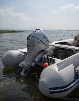 Honda 20hp + čln Honda 4m + vozik - 5