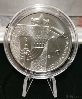 Predám strieborné pamätné medaile Chatam Sofer - 5