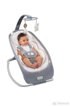 Detské lehátko Ingenuity™ Rocking Seat Bella Teddy (sivé) - 5