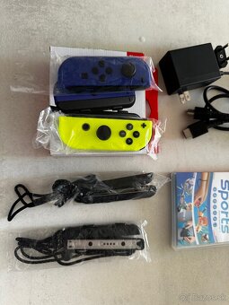 Nintendo Switch OLED + príslušenstvo + Nintendo Sports - 5
