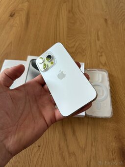iPhone 15 Pro 128 gb White Titanium v záruke + príslušenstvo - 5