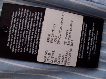 Solid Jeans nová pánska slim košeľa roll rukáv M-L - 5