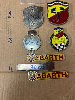 Emblemy Abarth, Fiat - 5