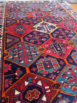 ⭐Starožitný nomádsky Qashqai koberec 215x156 cm⭐ - 5