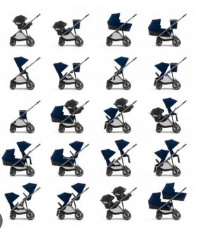 Cybex Gazelle S surodenecky kociar/kociar pre dvojičky - 5