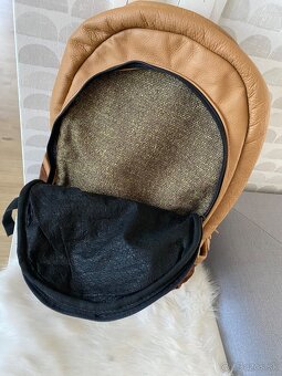 Handmade veľký kožený ruksak scandi - 5